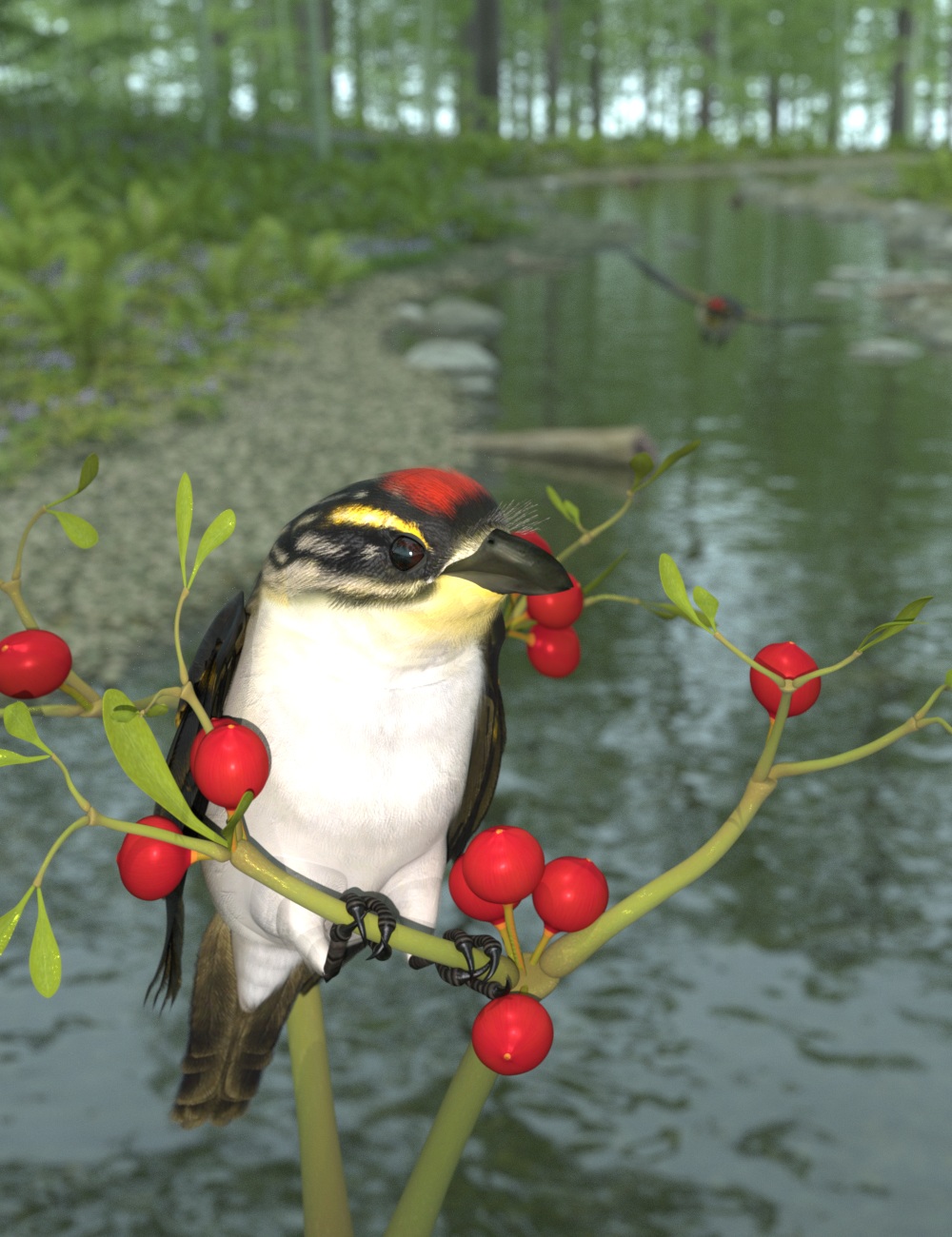 Southern Red-fronted Tinkerbird